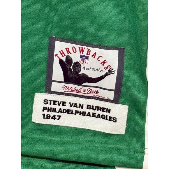 Vintage Mitchell & Ness Throwbacks Steve Van Buren Eagles #15, Size 58 - Picture 6 of 8